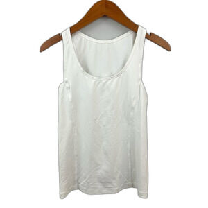 Lululemon White Sweaty Or Not Tank